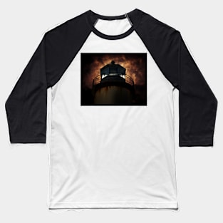 Lighthouse in the Night Baseball T-Shirt